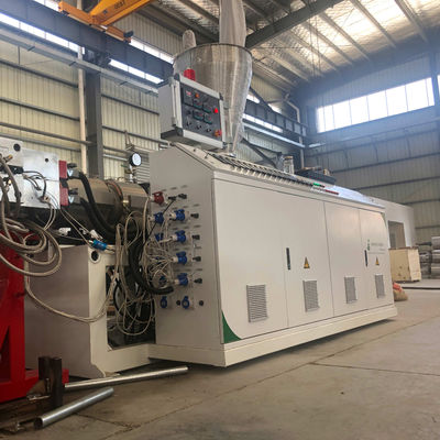 Zusammengestellte 80/156 Konische Zwillingschraubenauspresser für PVC/PE/PP Profil Extrusion