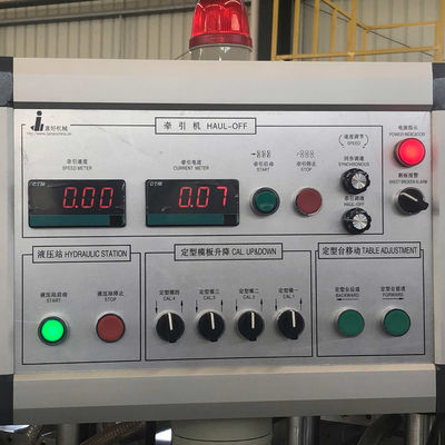 Zusammengestellte 80/156 Konische Zwillingschraubenauspresser für PVC/PE/PP Profil Extrusion