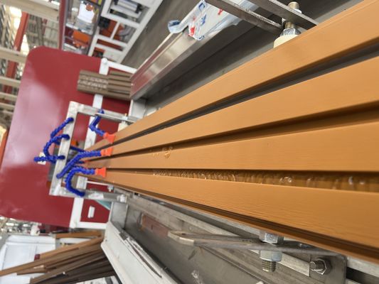 65/132mm Schraubendurchmesser WPC Tür Boden Dekorativ Profil Board Panel Herstellung Maschine