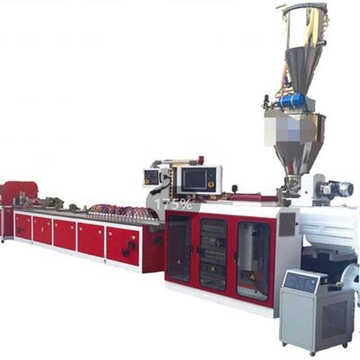 65/132mm Schraubendurchmesser WPC Tür Boden Dekorativ Profil Board Panel Herstellung Maschine