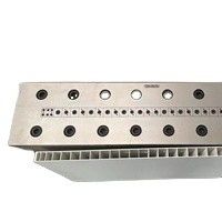 Elektroplattierung Polierbehandlung 3CR17 UPVC Hohlplattenform für Tür- und Wandplatten