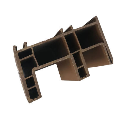 1-Hohlräumige PVC-Profilform für Holzkornwirkung Europäisches Design in individueller Größe