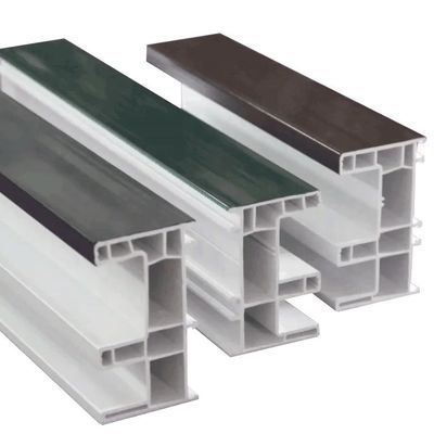 AutoCAD entworfen UPVC Profile für Fenster und Türen hoher UV-Schutz Weiß Farbe